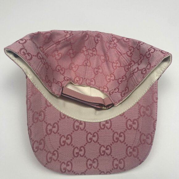 Gucci GG Pink Canvas Baseball Bat Size Medium - Picture 3 of 9